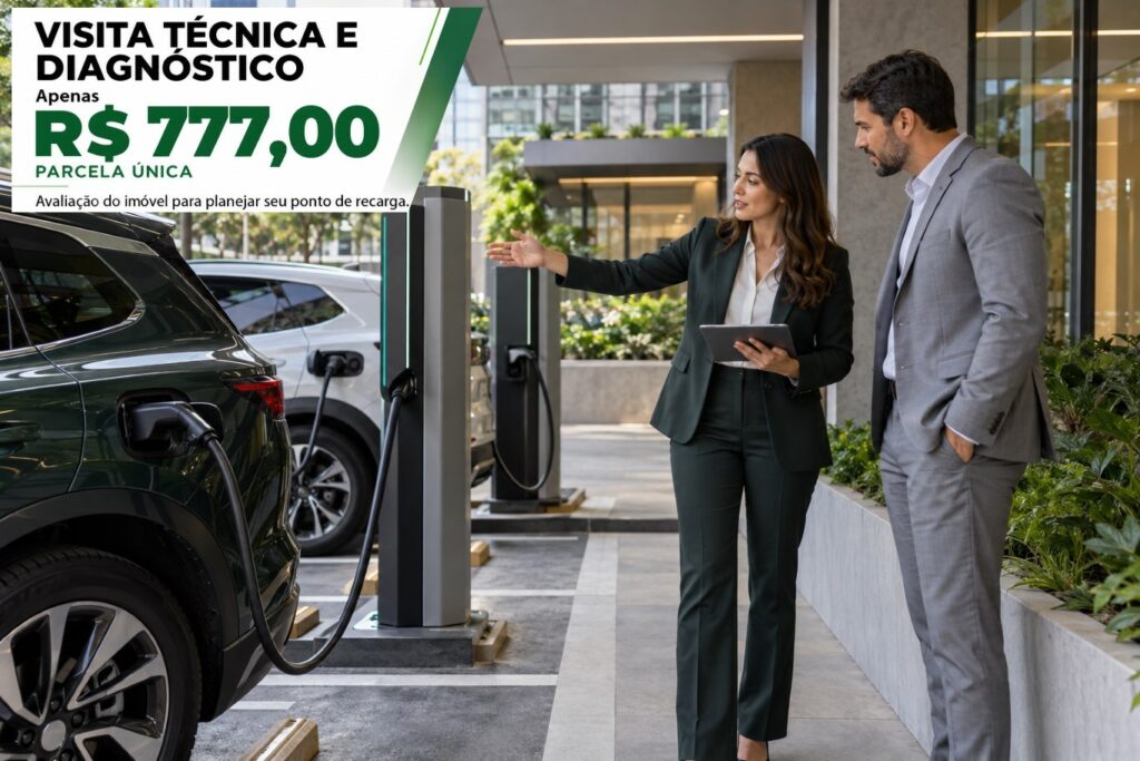 Projeto elétrico para carregador de carro elétrico no bairro Saúde SP