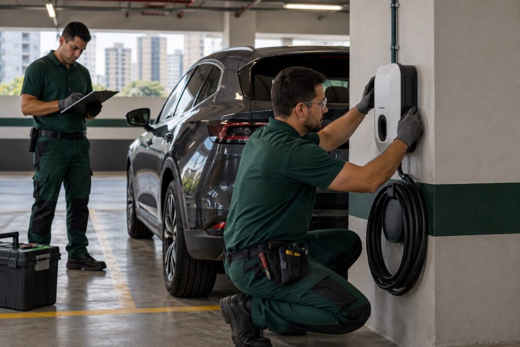 Empresa de instalação de carregador de carro elétrico em Moema SP